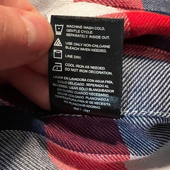 Patriots sleepwear button sleep shirt - Picture 4 of 10